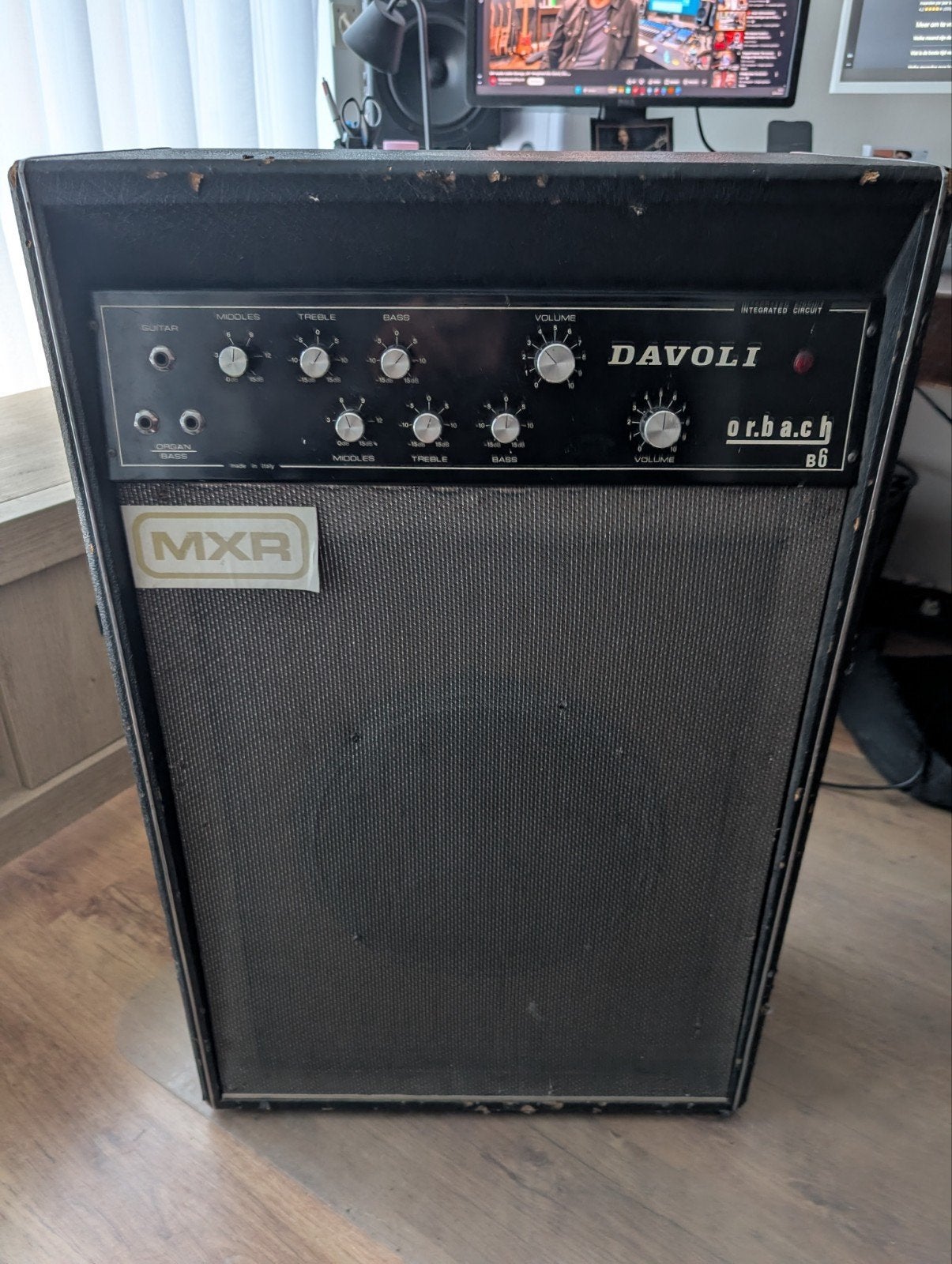 RARE : Davoli Orbach B6 - Ampli à lampes hybride (1974), Enlèvement