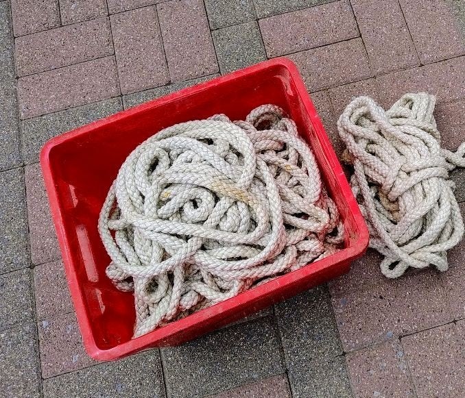 Sterke soepel koord, Ophalen