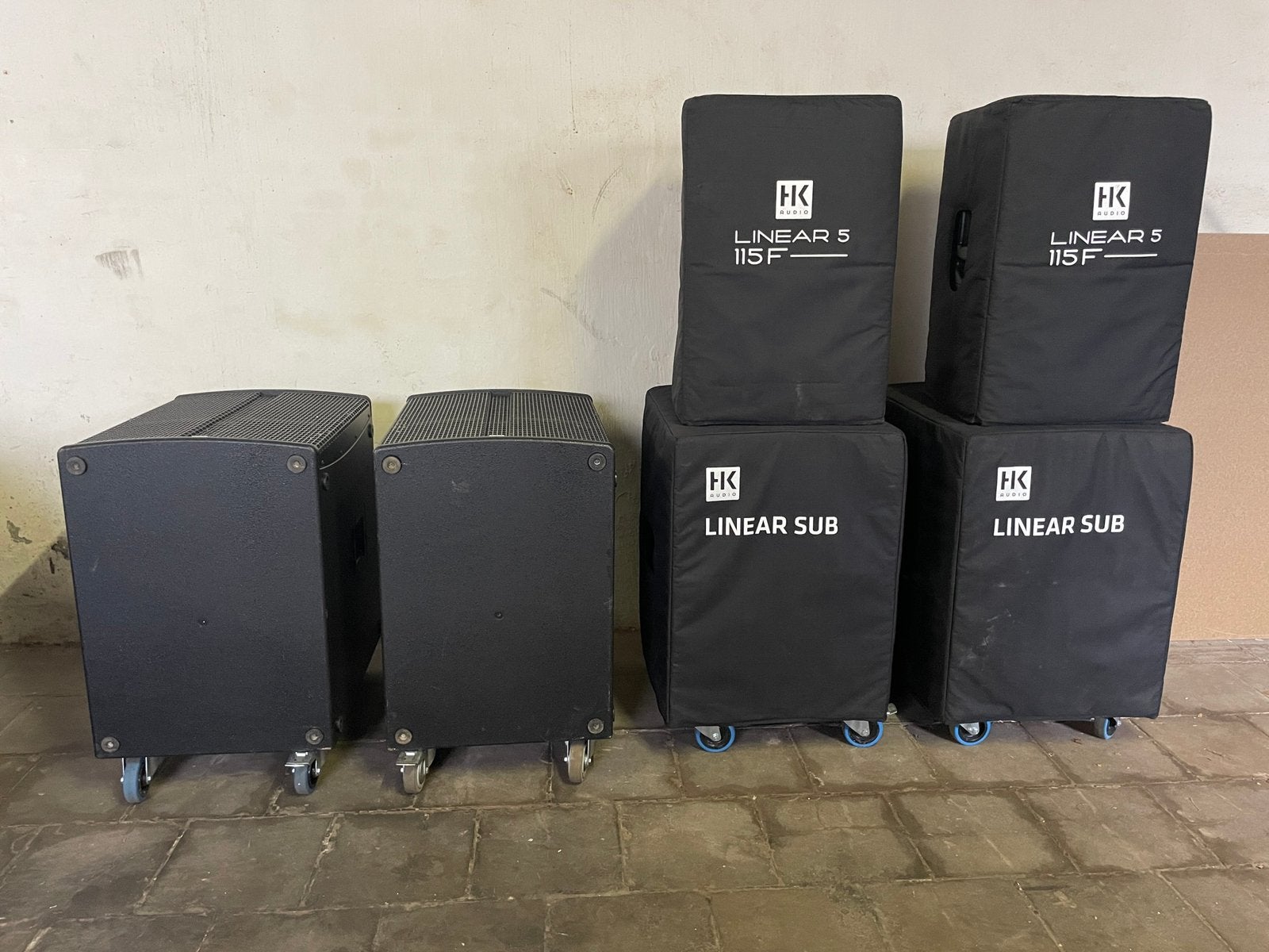 HK audio linear 3 en 5 set, TV, Hi-fi & Vidéo, Appareils professionnels, Enlèvement, Utilisé, Audio