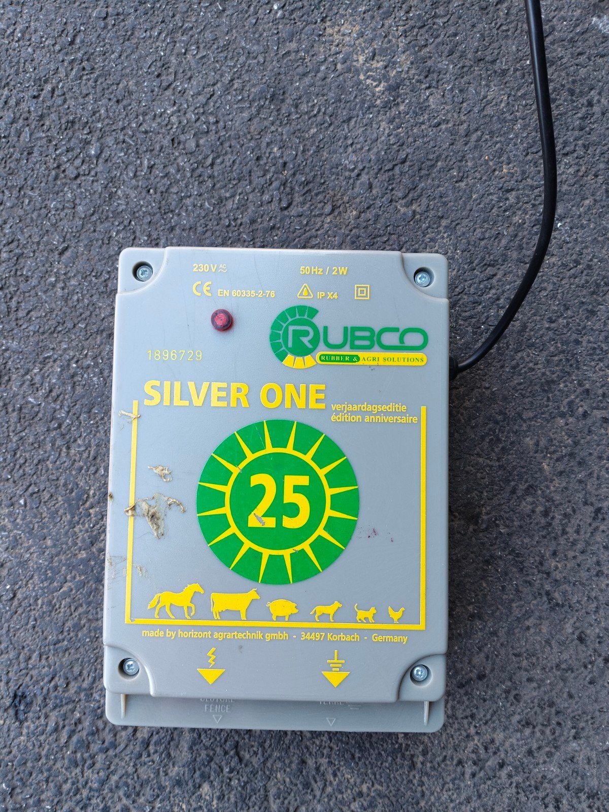 electriciteit voor op afsluiting
