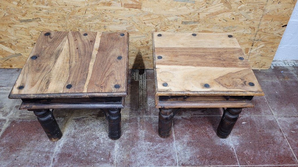tables basse - de chevet style ancien, Ophalen, Gebruikt, 45 tot 65 cm, Minder dan 55 cm