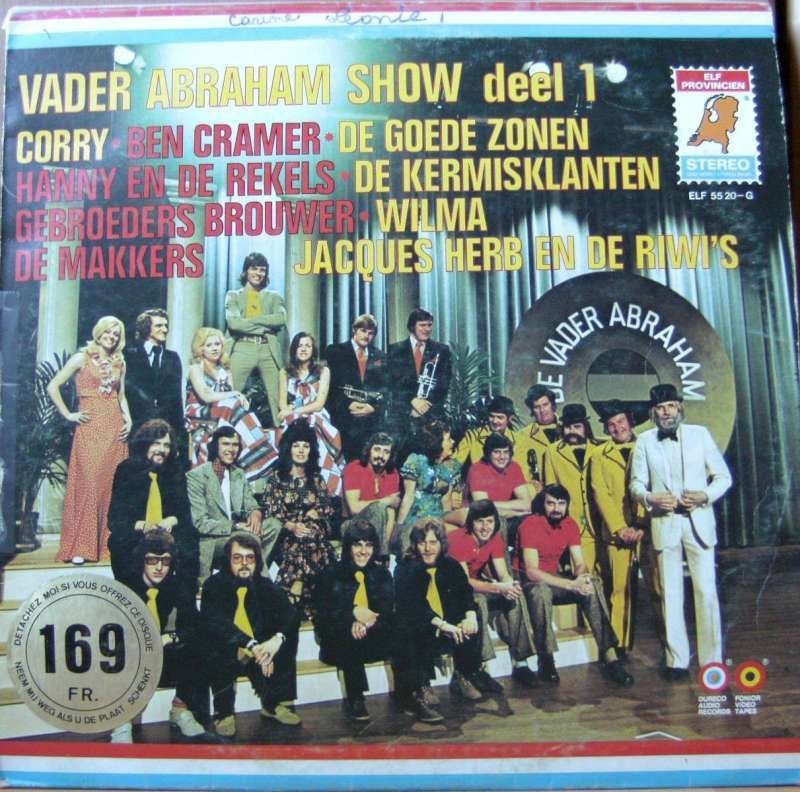 LP Vader Abrahamshow deel 1, Cd's en Dvd's, LP, Beschermende buitenhoes, Ophalen of Verzenden, Zo goed als nieuw