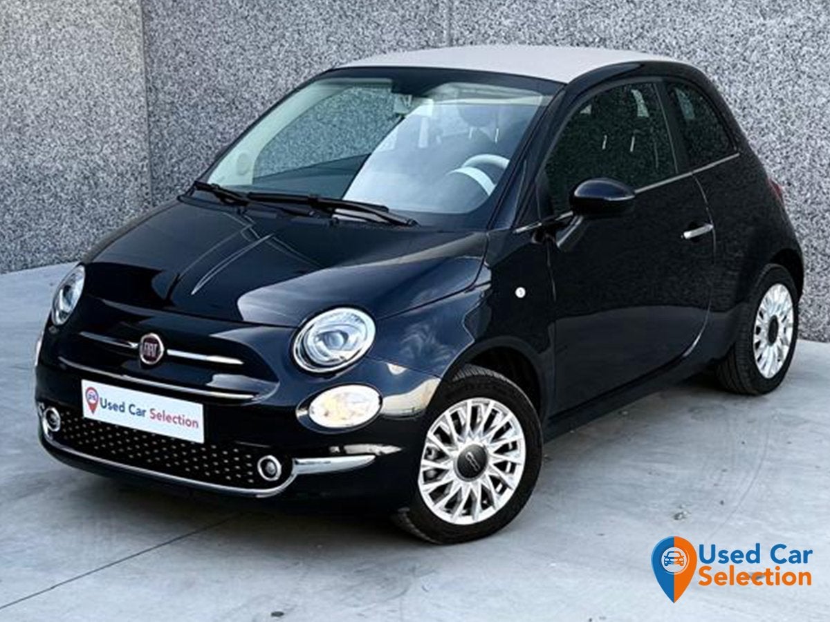 Fiat 500C 1.0i Hybrid Lounge/ AC/ Carplay/ 12000KM/ Garantie, Auto's, Voorwielaandrijving, 4 zetels, Stof, Cabriolet