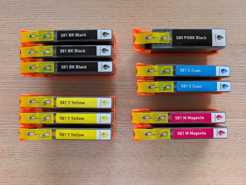 Ink & Print inktcartridges Canon 580/581, Computers en Software, Ophalen, Nieuw, Cartridge, Ink&print