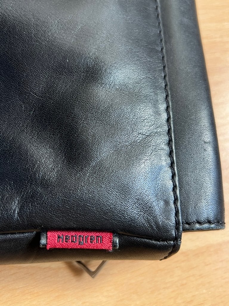 HEDGREN lederen clutch zwart ZO GOED ALS NIEUW, Enlèvement ou Envoi, Comme neuf, Noir, Sac de soirée