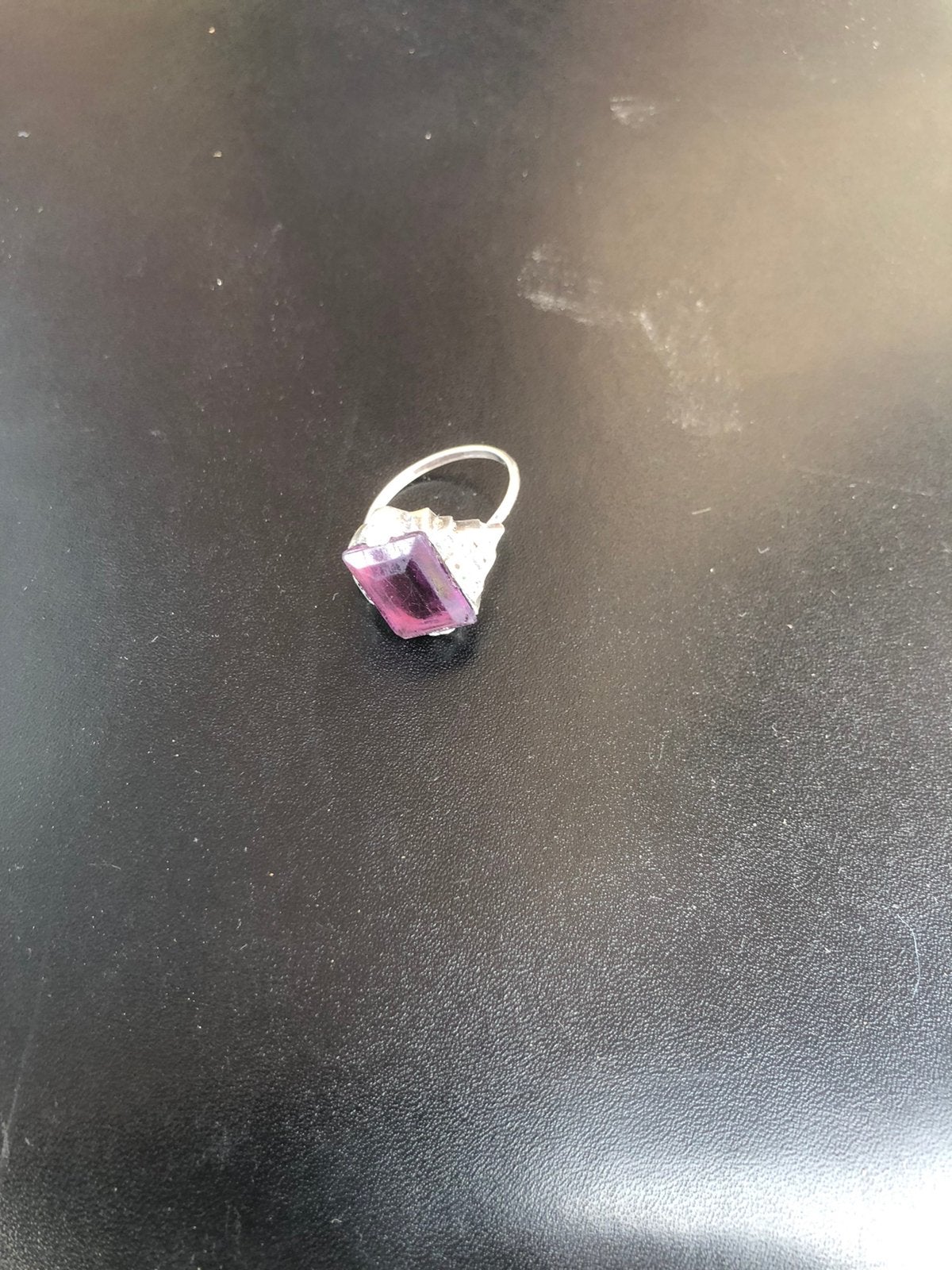 Vitage zilveren ring, Verzenden, Gebruikt
