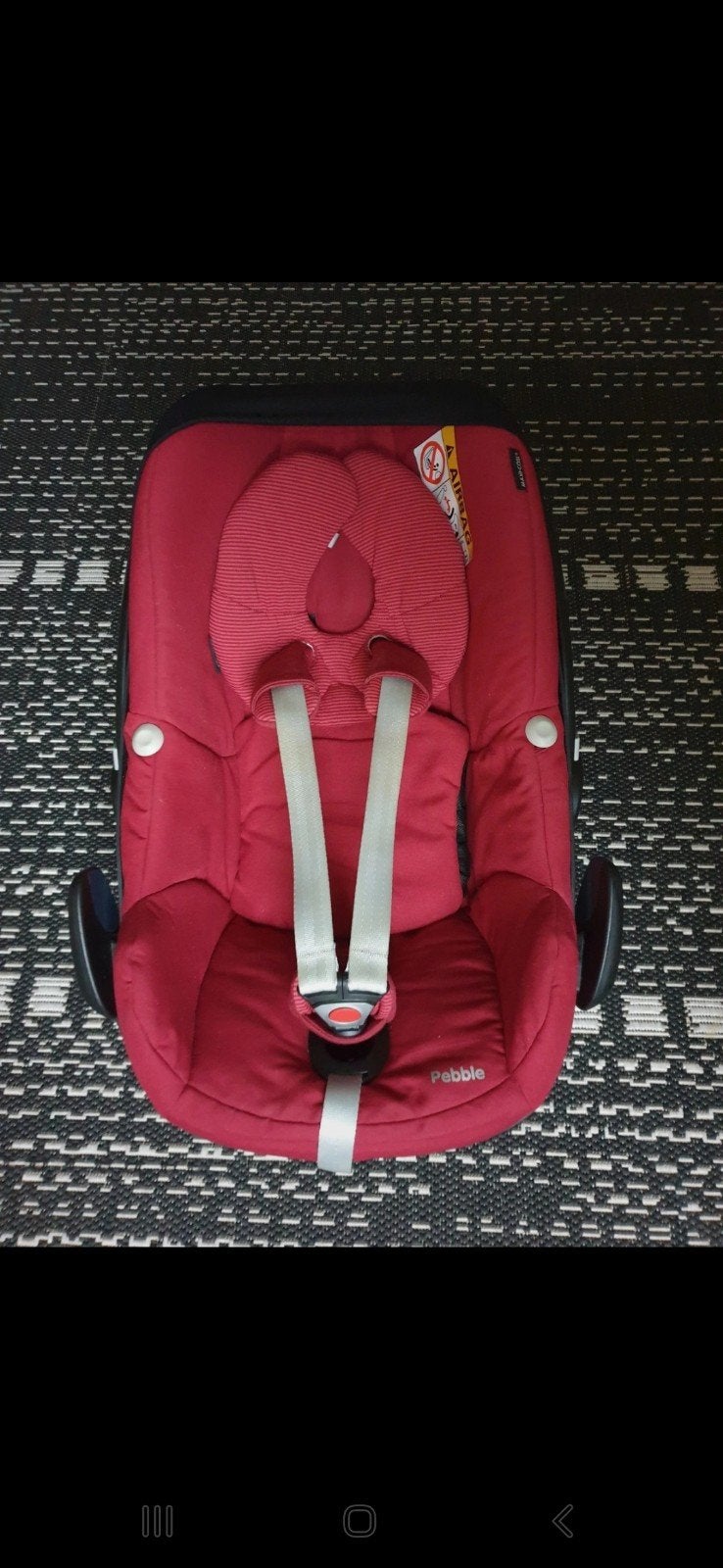 Siège auto Cosi Maxi-Cosi Pebble – Rouge / Bordeaux, Enfants & Bébés, Enlèvement ou Envoi, Maxi-Cosi