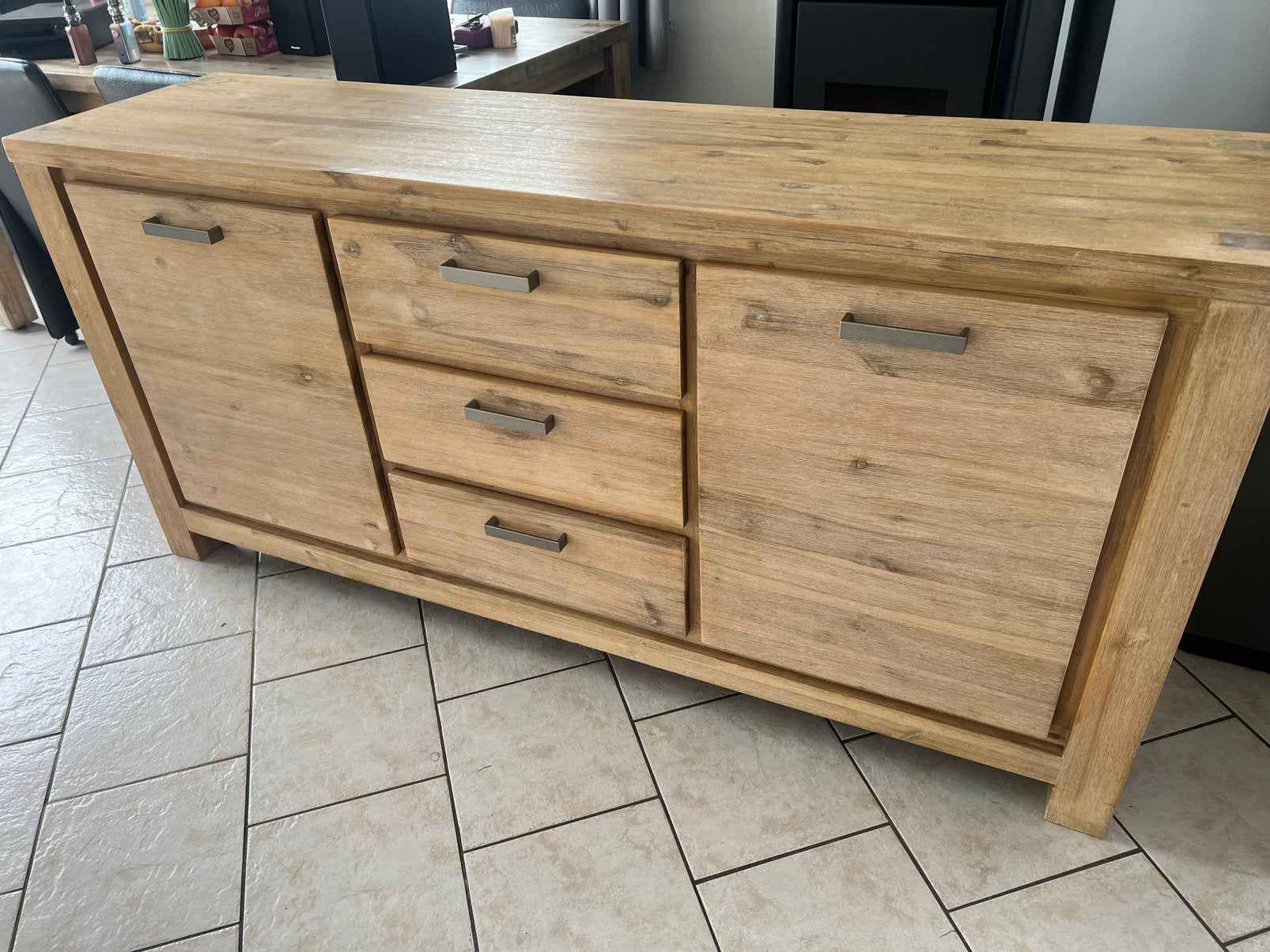 Dressoir van acaciahout, Ophalen, Gebruikt