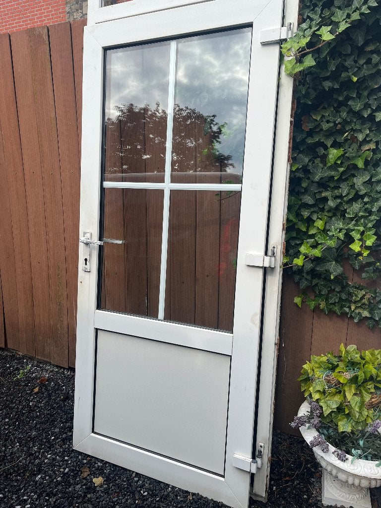 Porte extérieure, Bricolage & Construction, Enlèvement, Utilisé, Verre, Porte extérieure