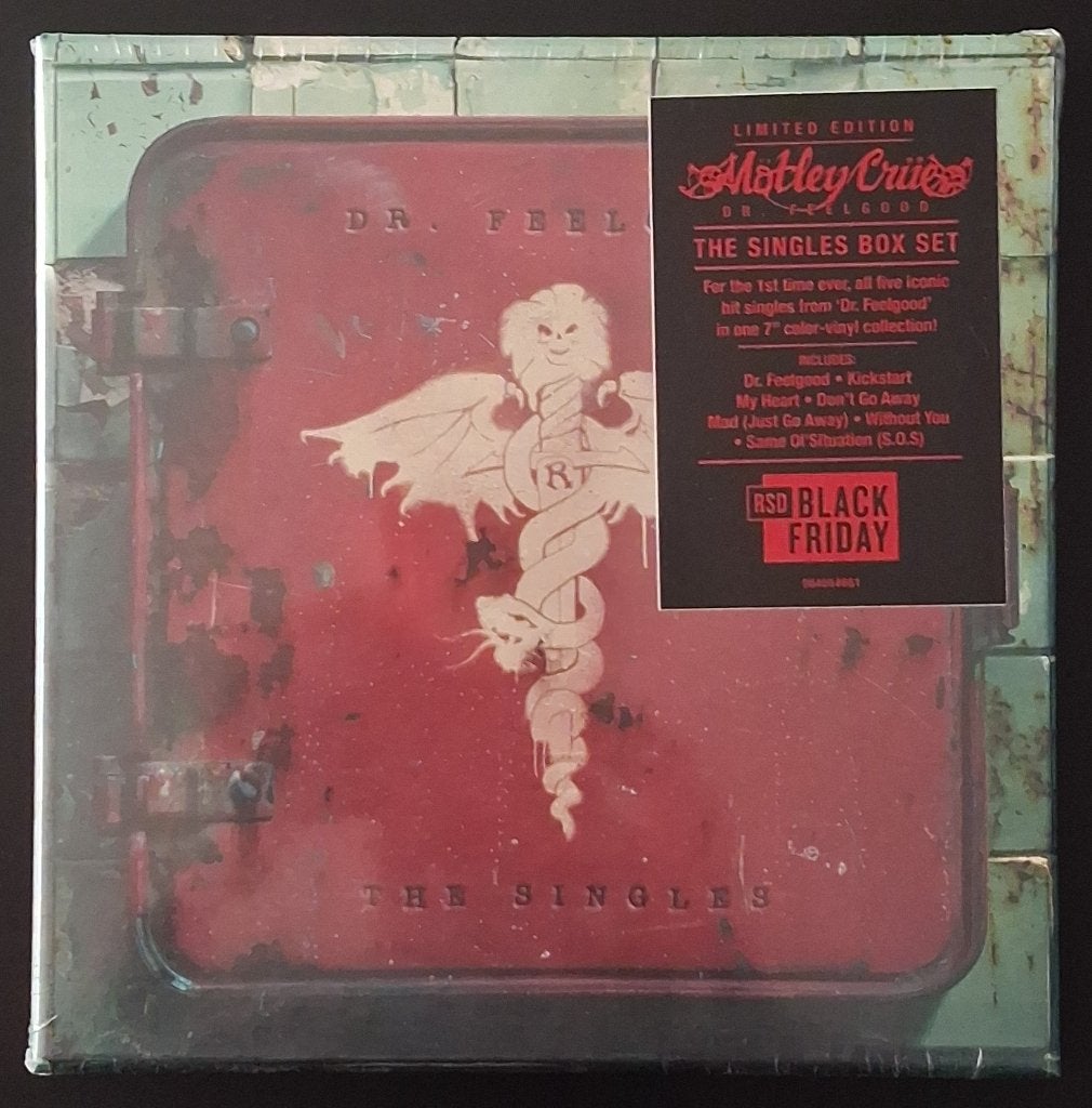 5 x 7" Vinyl Box Set - Mötley Crüe – Dr. Feelgood (Sealed), Cd's en Dvd's, Boxset, 7 inch, Ophalen of Verzenden, Classic Rock