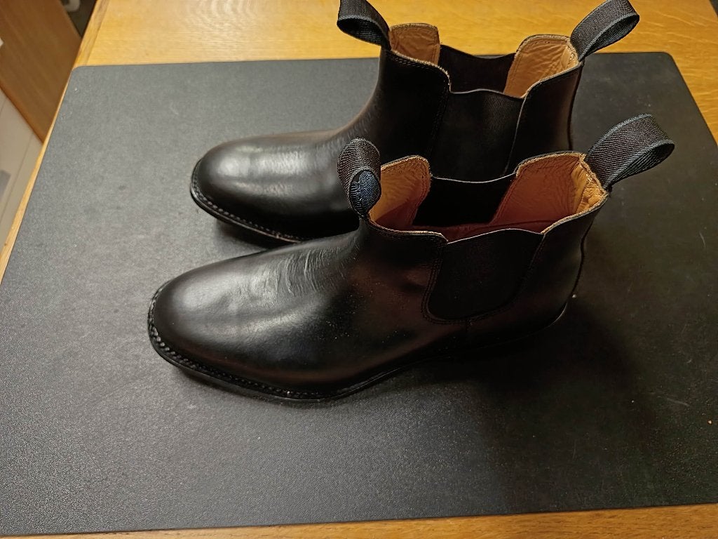 Nieuwe Lederen Officierslaarsjes  maat 43, Kleding | Heren, Ophalen, Andere, Zwart, Boots