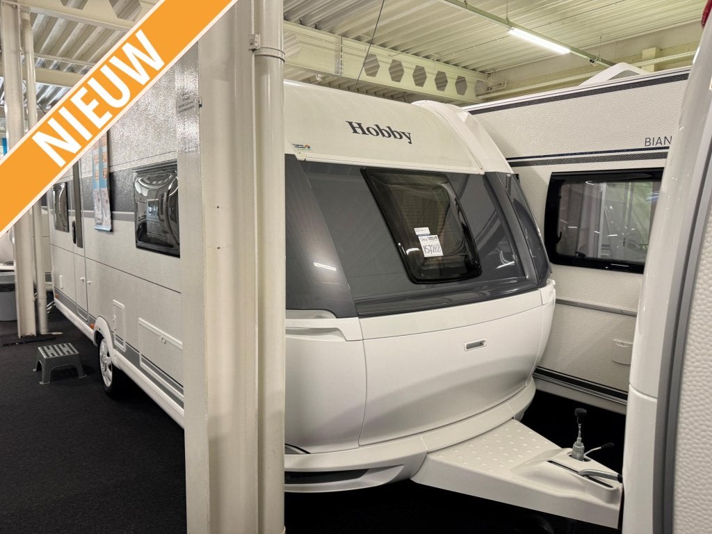 Hobby De Luxe 540 UL MEGA SALE, Caravans en Kamperen, Hobby, Kachel, 6 tot 7 meter, 1250 - 1500 kg