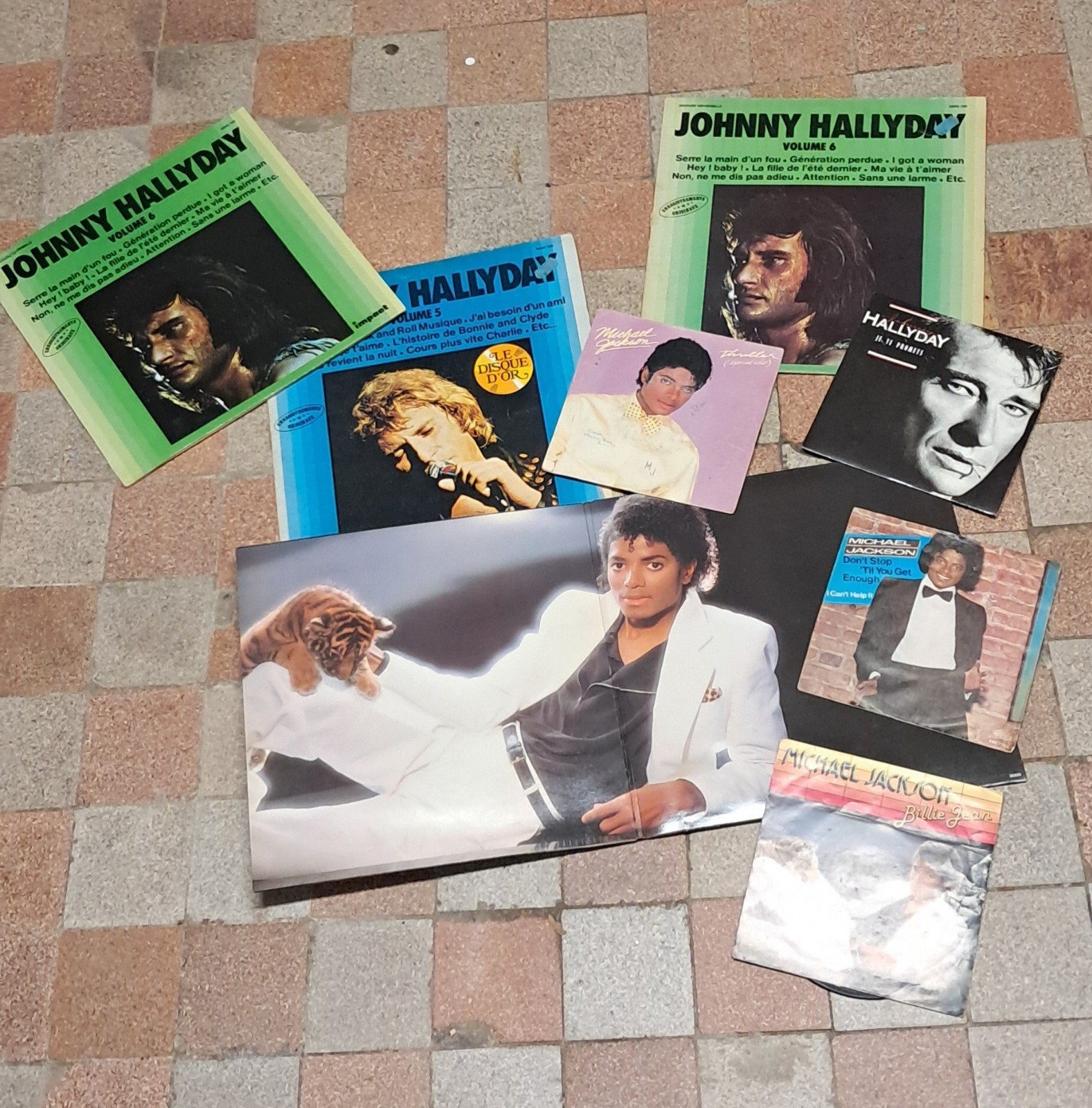 Disques 33 tours et 45 tours jhonny et jackson