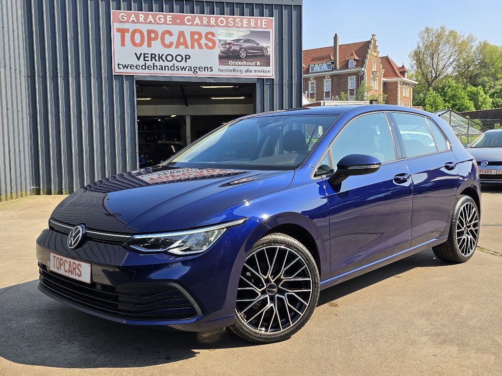 ✔ VW GOLF 8 1.0TSI Life 2023 Euro6 ° 57 0000 km ❕, Auto's, Voorwielaandrijving, Stof, Blauw, Bedrijf
