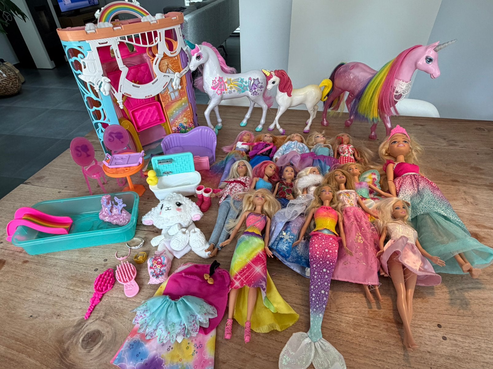 Pakket Barbie, Ophalen of Verzenden, Zo goed als nieuw