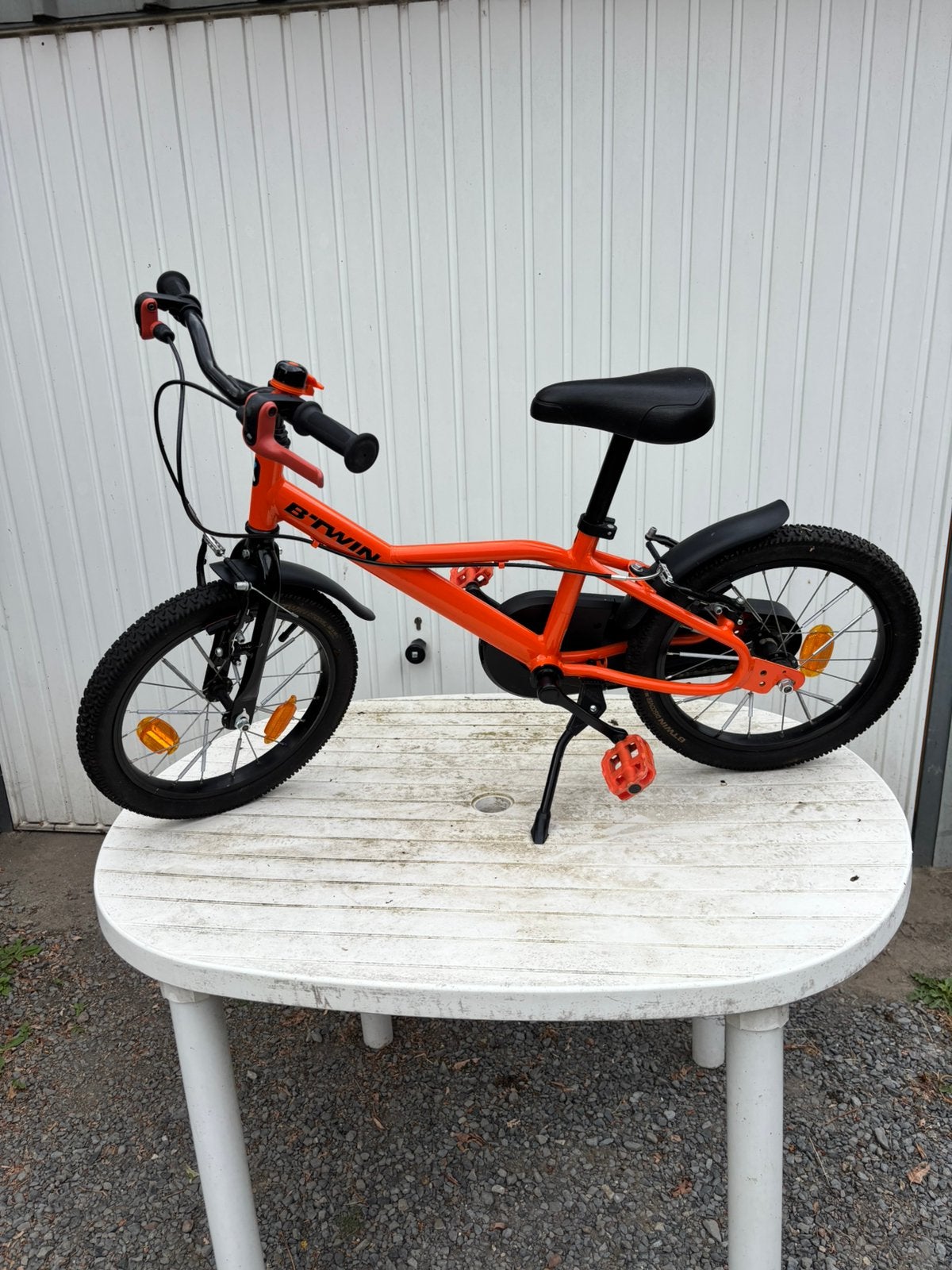 BTwin 500 robot kinderfiets 16inch, Fietsen en Brommers, Ophalen, Gebruikt, Velgrem, 16 tot 20 inch