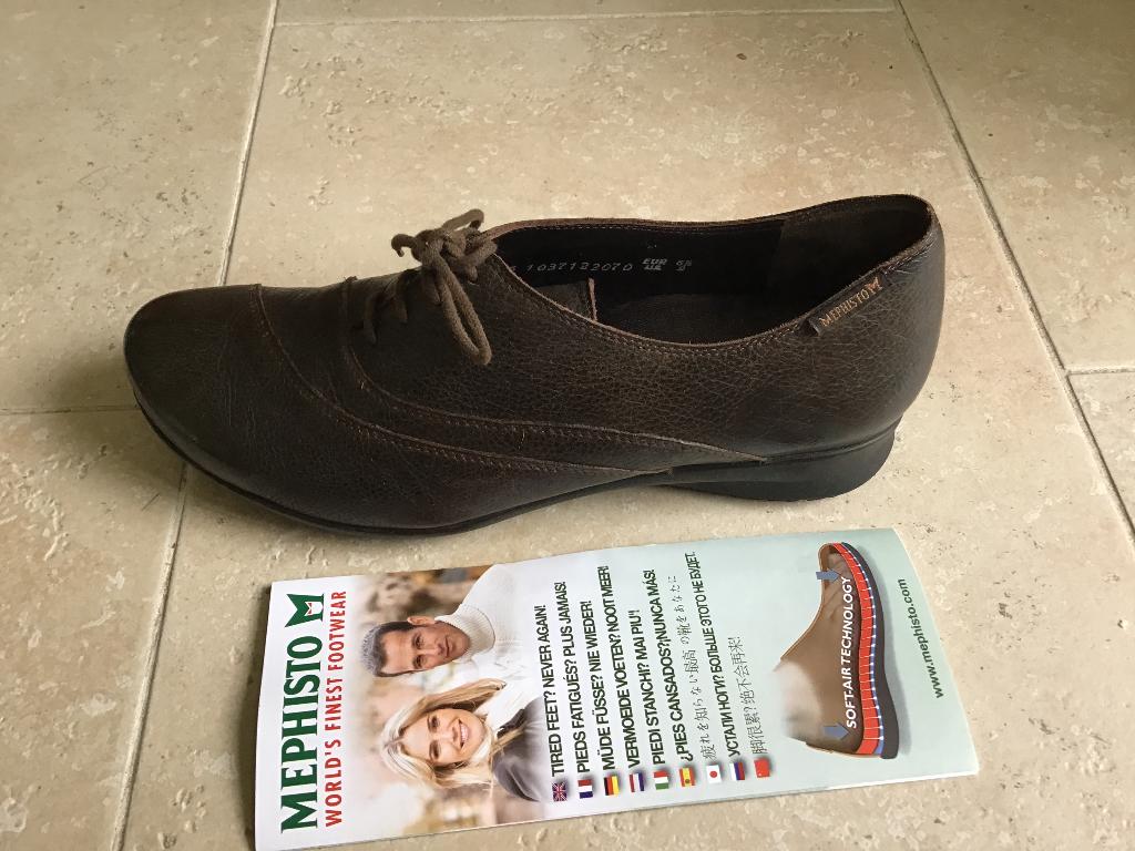 Mephisto dames schoen maat 39,6 / 6,5, Ophalen, Mephisto, Bruin, Overige typen