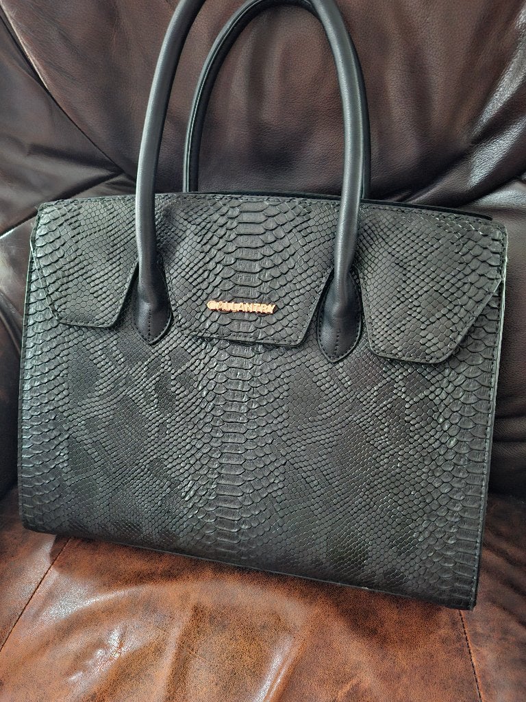 handtas gallantry, Handtassen en Accessoires, Tassen | Damestassen, Ophalen, Zo goed als nieuw, Zwart, Handtas