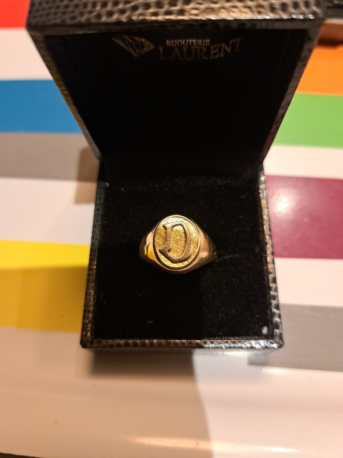 bague en or 18k 4,56g taille 57, Enlèvement ou Envoi, Or, Or