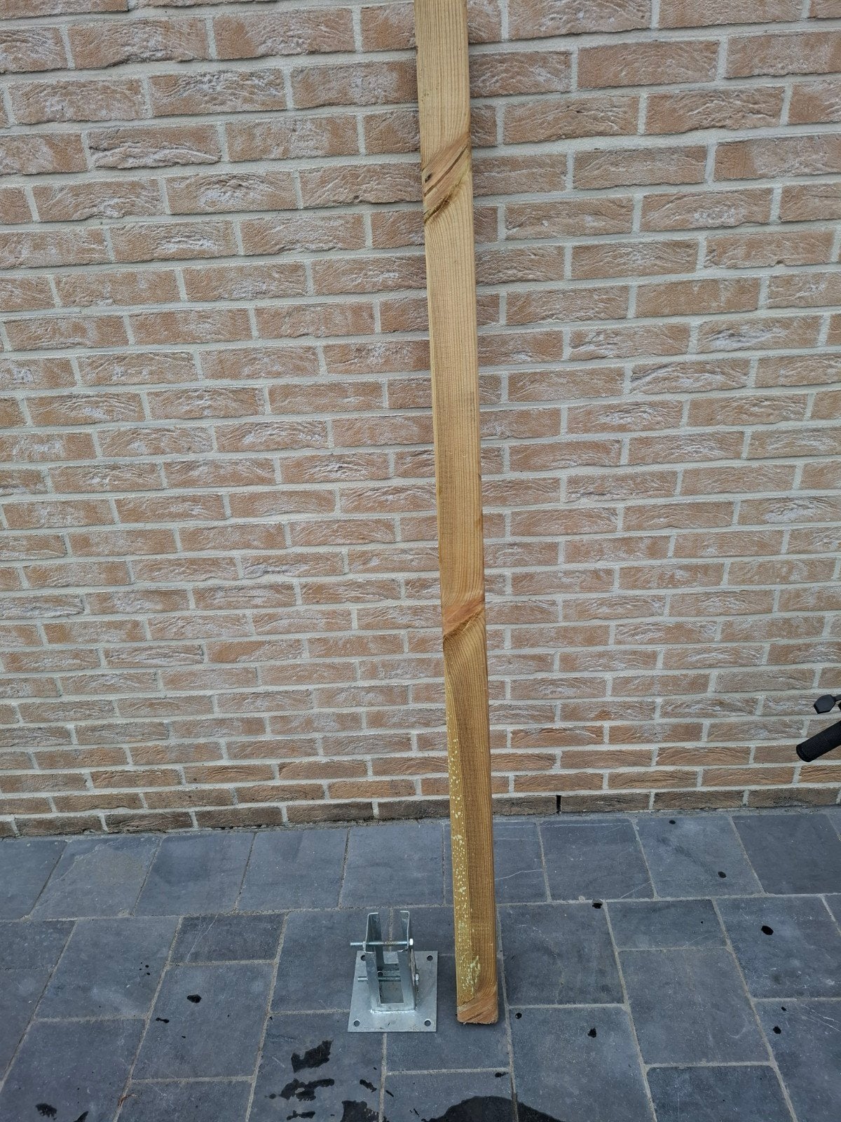 mât en bois + pied, Enlèvement ou Envoi