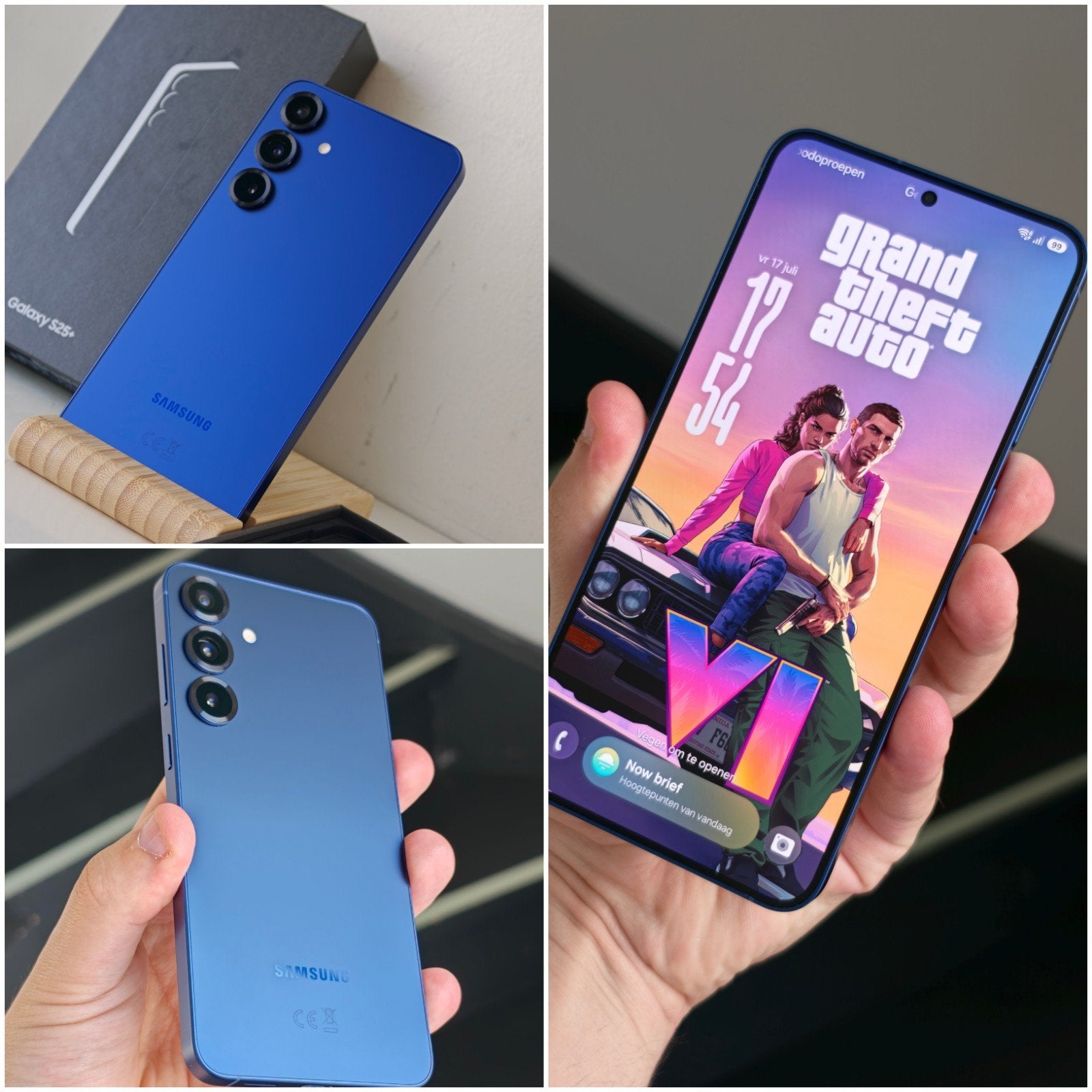 Samsung Galaxy S25+ 5G - 256 Go - 12 Go de RAM - Bleu - Exce, 256 GB, Enlèvement, Comme neuf, Bleu