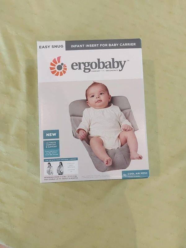 Ergobaby inzetstuk voor pasgeborene, Kinderen en Baby's, Ophalen of Verzenden, Zo goed als nieuw, Draagzak