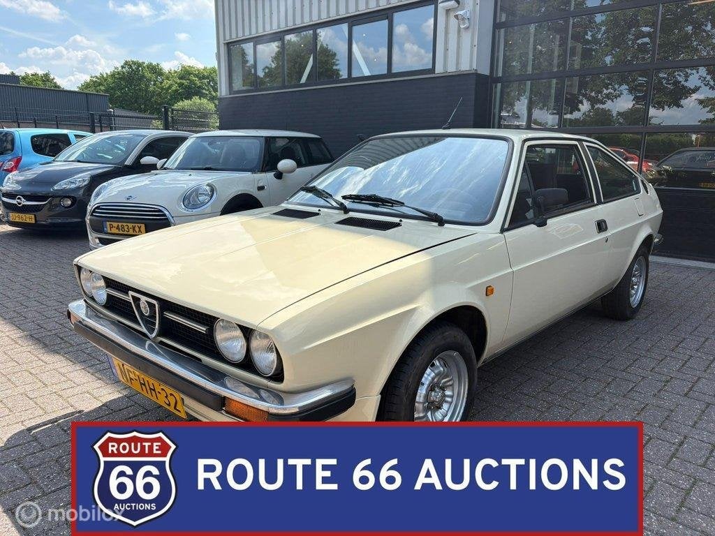 Alfa Romeo Alfasud Sprint Veloce | 1979 | Route 66 Auctions, Auto's, Oldtimers, Zwart, Bedrijf, Handgeschakeld, Overige carrosserie