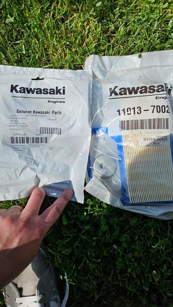 Filtre à air + pre filtre Kawasaki, Enlèvement