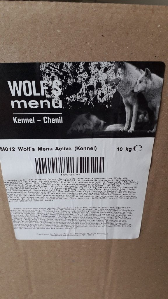 Hondenvoeding Wolfsmenu Active, Dieren en Toebehoren, Ophalen, Hond