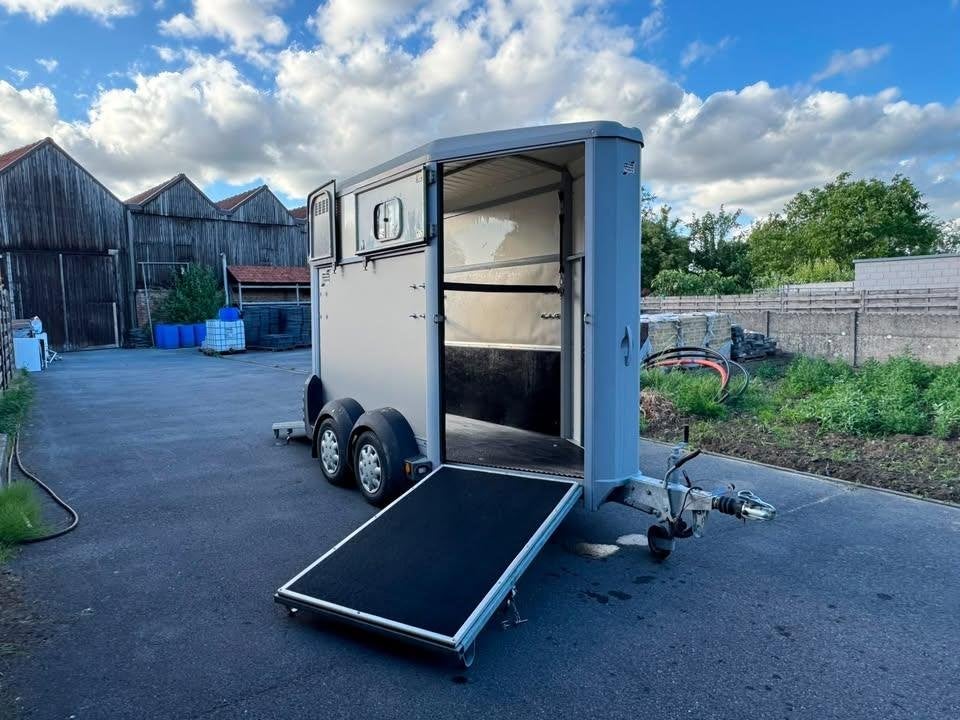 Ifor Williams HB403 uit 2018, grijze 1,5 paard, Ophalen, Gebruikt, Aluminium, 1½-paards trailer