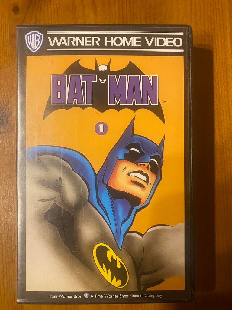 Titre : VHS Batman Dessin Animé Volume 1 – Warner Home, Dessin animé, Enlèvement, Utilisé, À partir de 12 ans