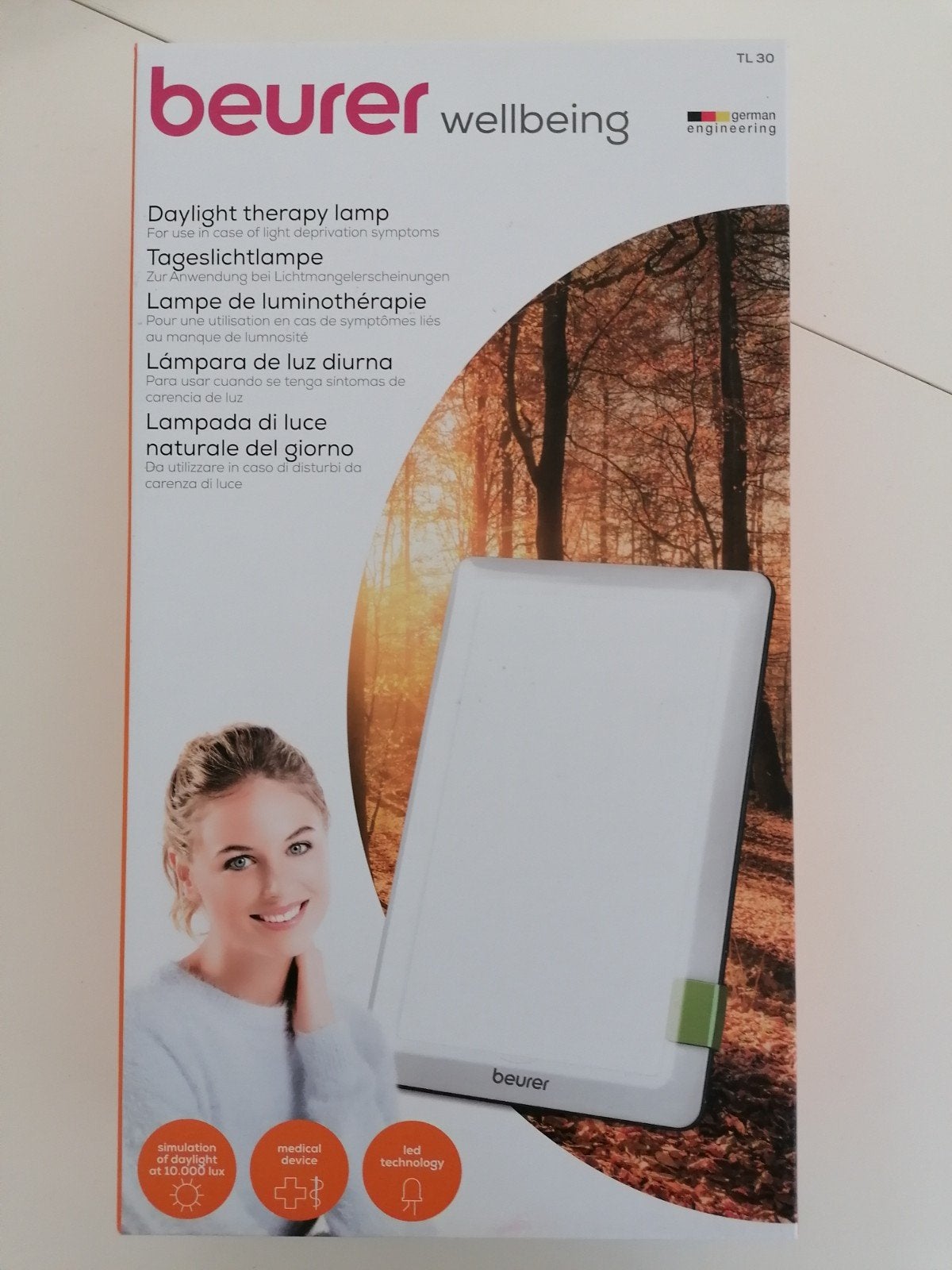 Lichttherapie lamp. Zo goed als nieuw, Enlèvement, Comme neuf