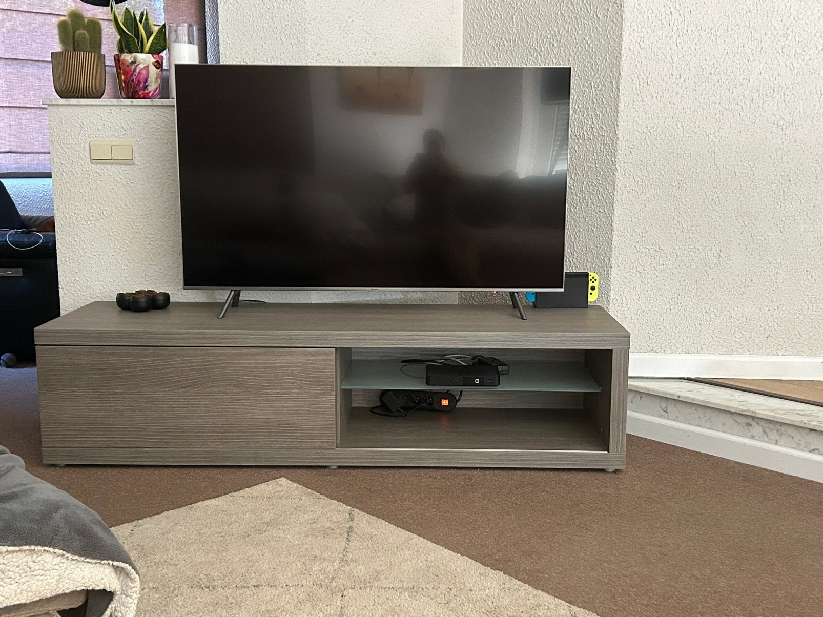 Tv meubel, Ophalen, Gebruikt, Landelijk modern, 150 tot 200 cm