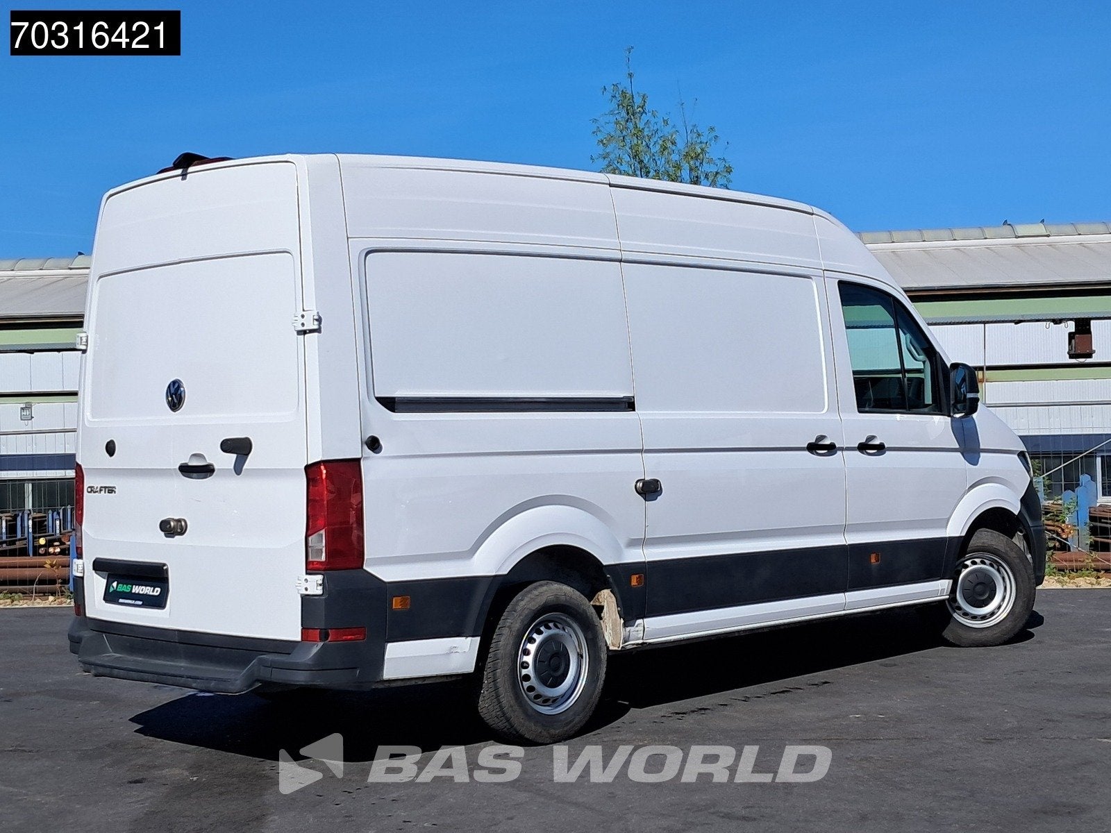 Volkswagen Crafter 140pk L3H3 Klima Kamera Parkensensoren Eu, Auto's, Stof, Gebruikt, Euro 6, 4 cilinders