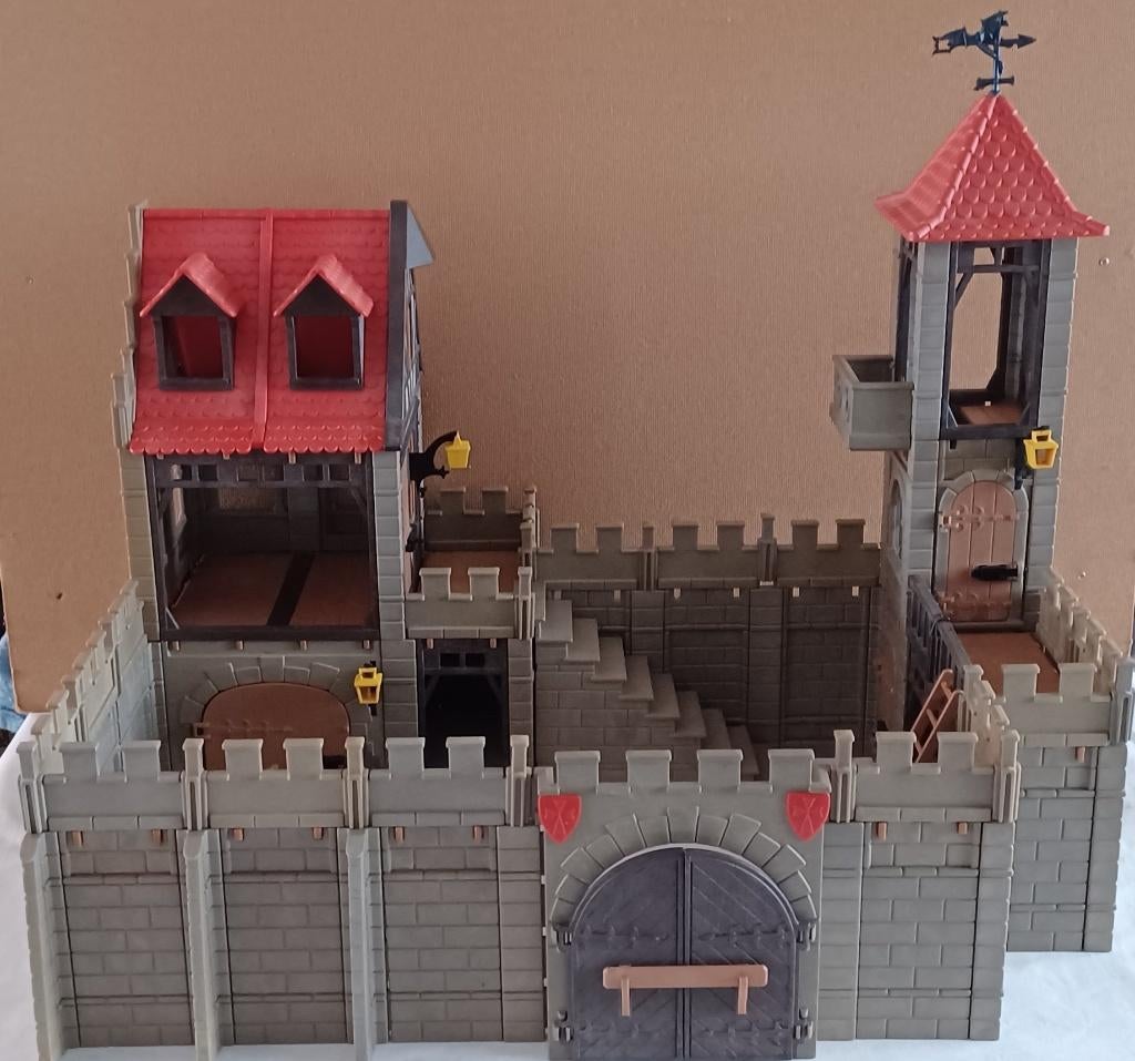 playmobil groot kasteel 3450, Enlèvement ou Envoi, Utilisé, Playmobil en vrac