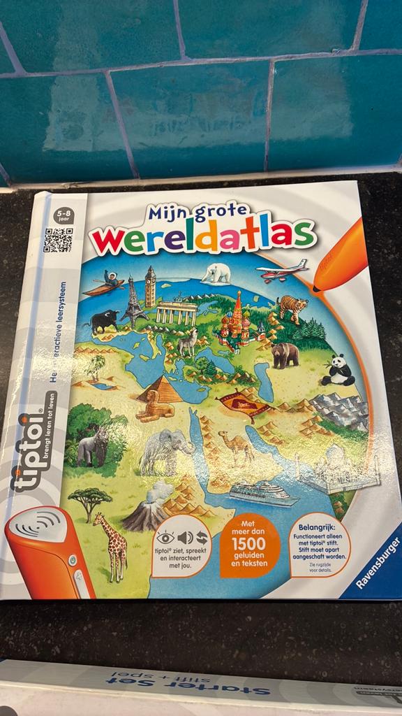 Tip toi starterset, pen, wereldbol en spel, Kinderen en Baby's, Speelgoed | Educatief en Creatief, Ophalen, Zo goed als nieuw