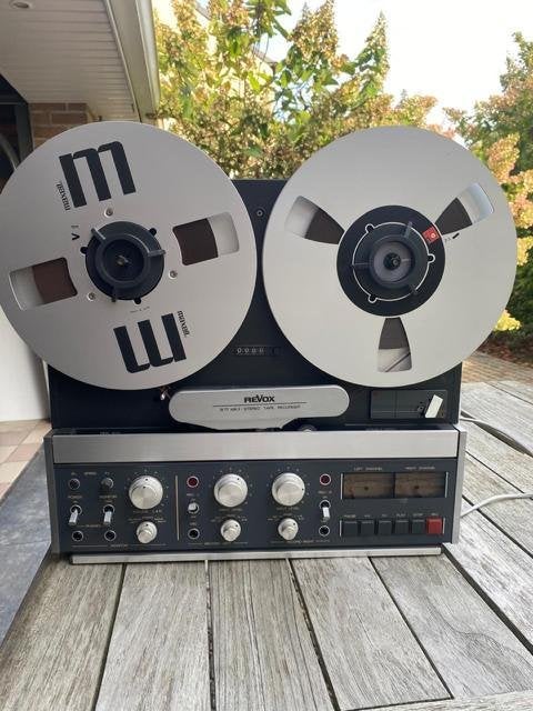 REVOX BANDOPNEMER, TV, Hi-fi & Vidéo, Enregistreurs audio, Enlèvement, Magnétophone, Avec bandes