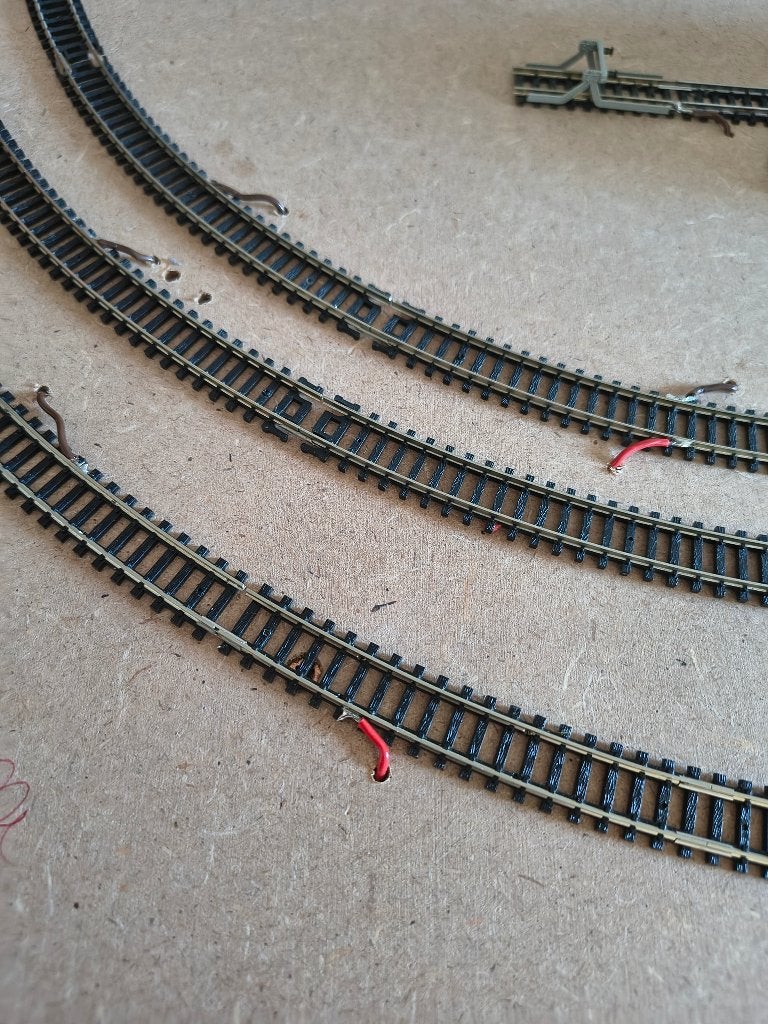 Sporen N-schaal Minitrix en Atlas, Gebruikt, Gelijkstroom, Rails, Ophalen