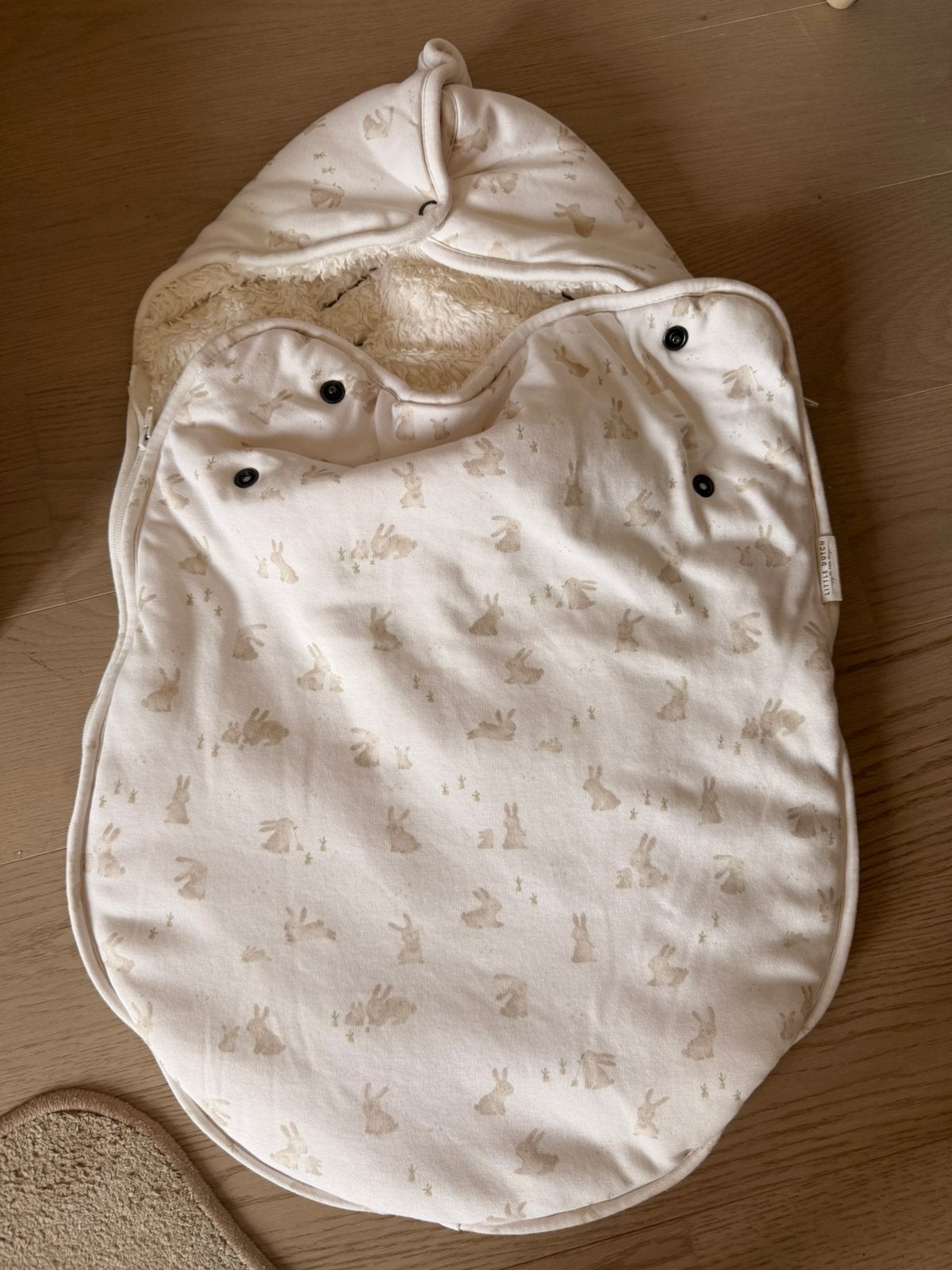 Voetenzak maxi cosi Little dutch konijntjes, Ophalen, Zo goed als nieuw, Little Dutch, Voetenzak
