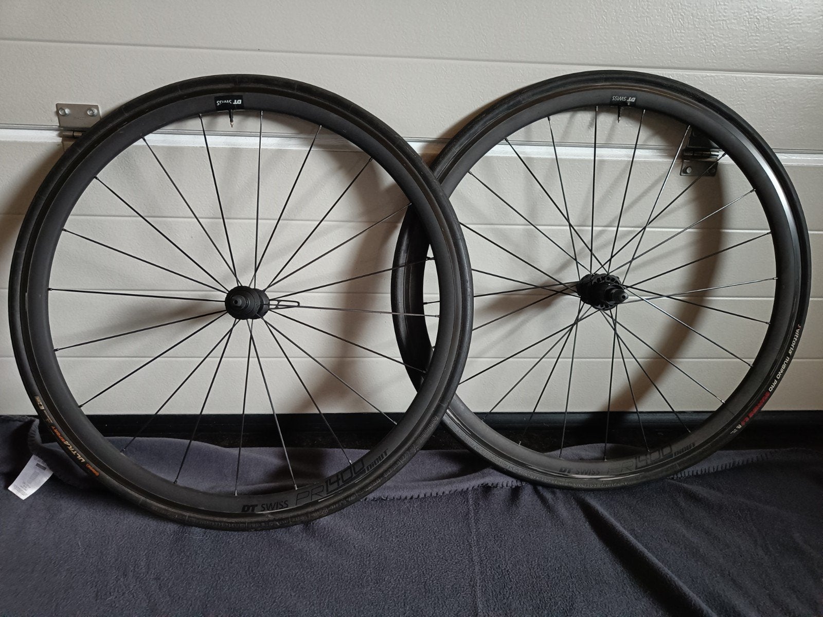 DT Swiss aluminum wielen. 11 Speed. Velgremmen., Gebruikt, Dt swiss, Aluminium, Racefiets