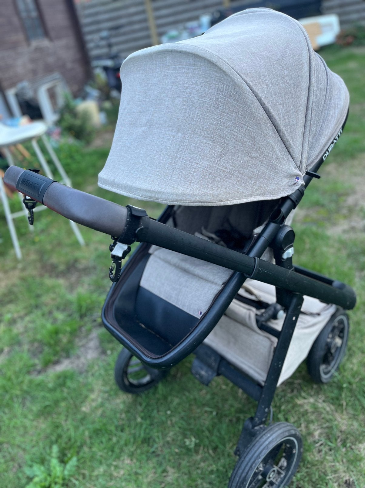 Dubatti kinderwagen met accesoires (en maxicosi), Kinderen en Baby's, Ophalen, Gebruikt, Kinderwagen