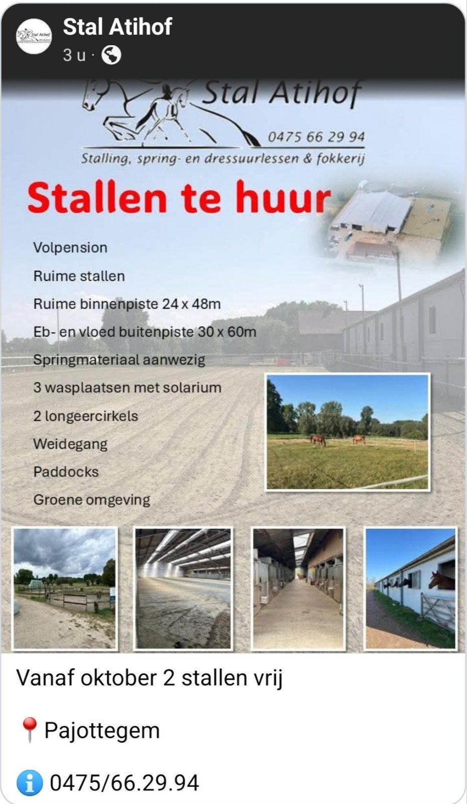 stallen te huur