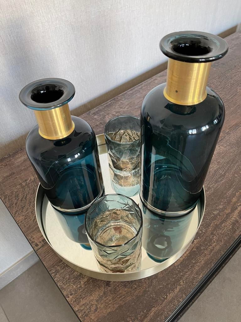 Decoratieve set, Huis en Inrichting, Woonaccessoires | Dienbladen, Ophalen, Zo goed als nieuw