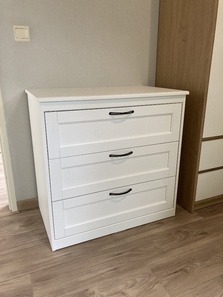 Commode blanche, Huis en Inrichting, Kasten | Ladekasten, Zo goed als nieuw, Minder dan 100 cm, 50 tot 100 cm, 25 tot 50 cm, Overige houtsoorten
