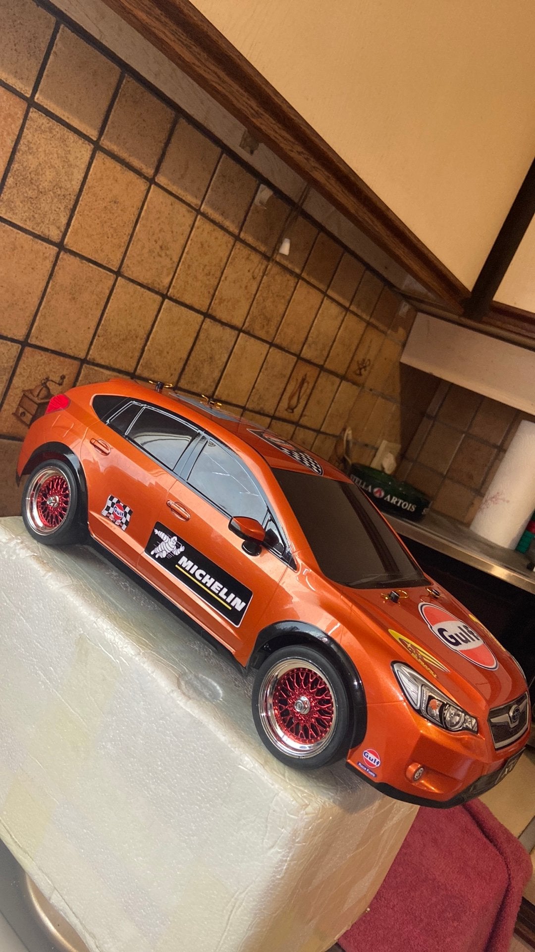 RC Tamiya TT-02 Subaru XV 4WD NAGELNIEUW/RTR, Elektro, Nieuw, Ophalen of Verzenden, Schaal 1:10
