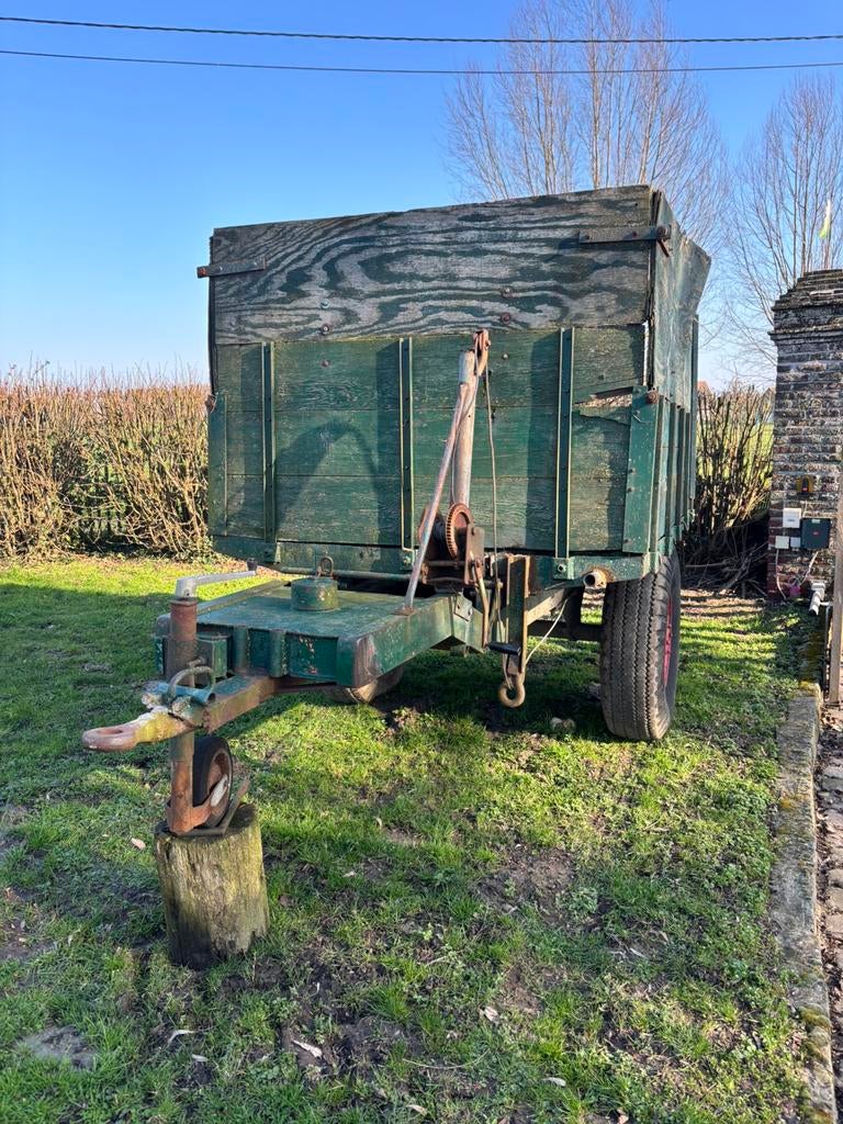 Aanhangwagen voor tractor met kipsysteem, Ophalen, Overige, Transport