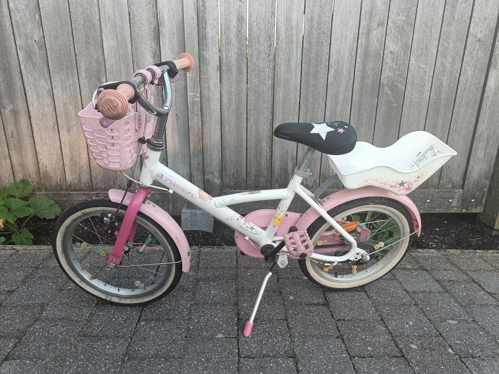 Leuk meisjes fietsje 16inch met zijwieltjes, Ophalen