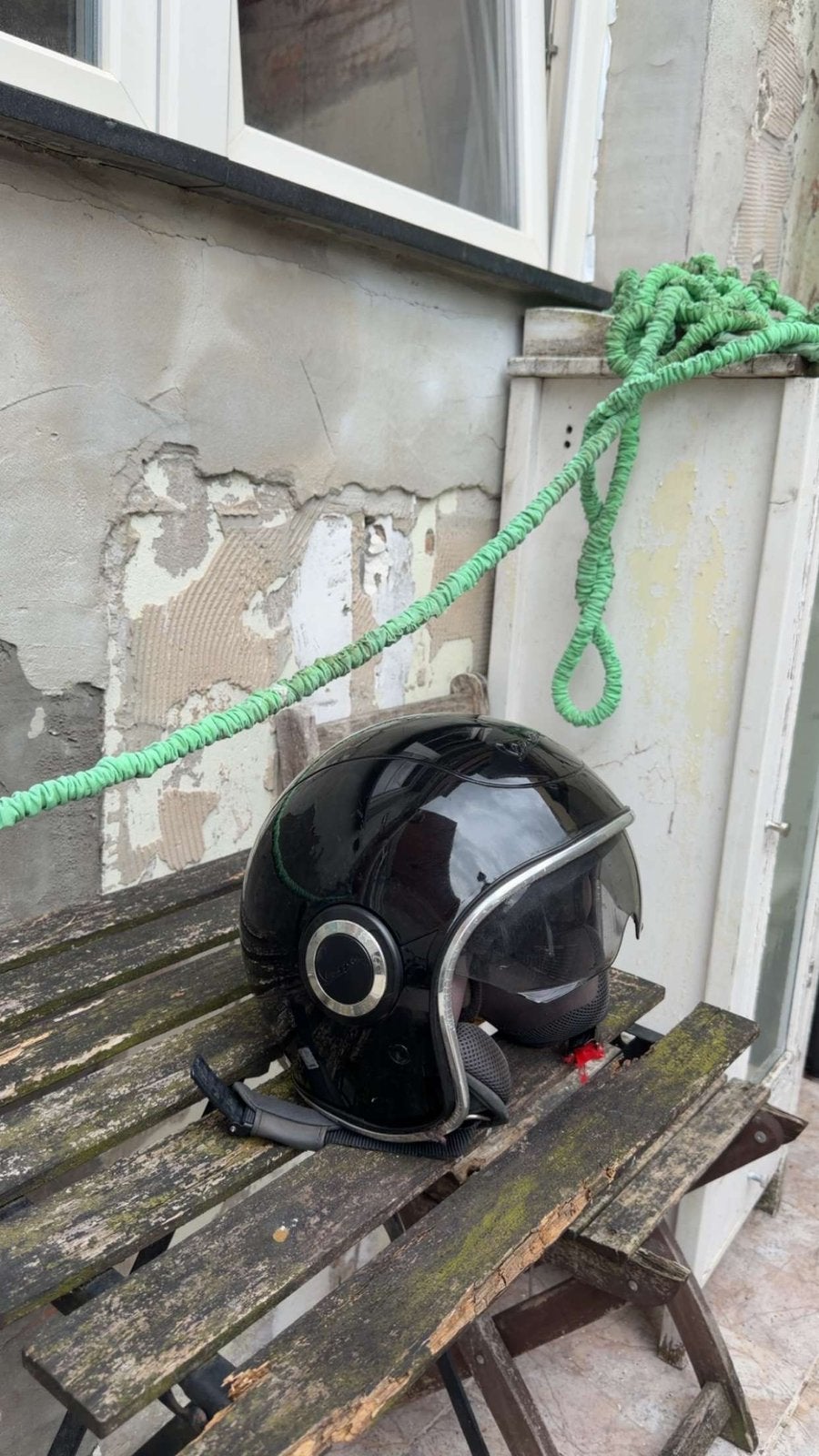 Vespa helm, Ophalen, Zo goed als nieuw