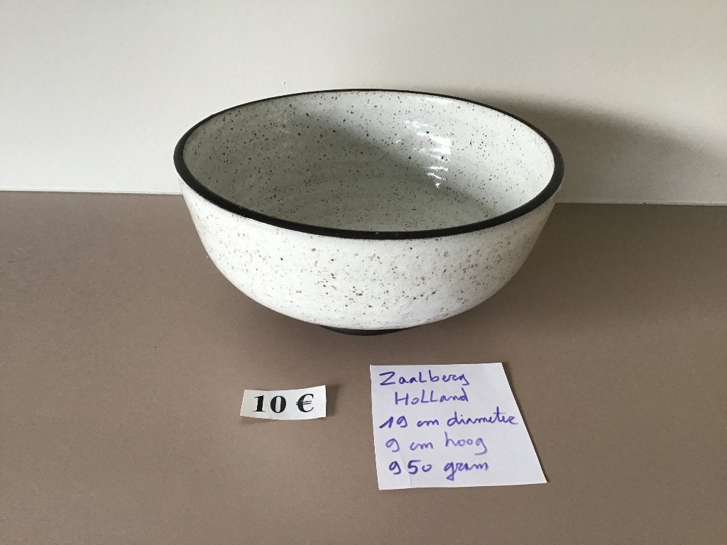 mooie schaal "Zaalberg Holland" van 19 cm diameter, Ophalen of Verzenden, Zo goed als nieuw