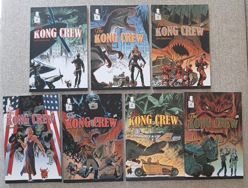 BD The Kong Crew 7 fascicules anglais Hérenguel Neuf EO, Plusieurs BD, Enlèvement ou Envoi, Neuf